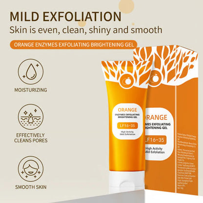🔥LAST DAY SALE🔥Orange Enzyme Active Mild Body Exfoliator – Radiant Skin with Orange Extract🍊🫧🍊 BUY 1 GET 1 FREE!🍊