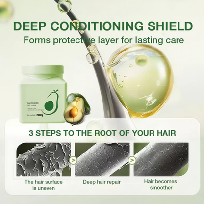 🏆✨ 50% Off for a Limited Time🔥Avocado Hair Mask for Intensive Care🔥 BUY 1 GET 1 FREE! 🔥