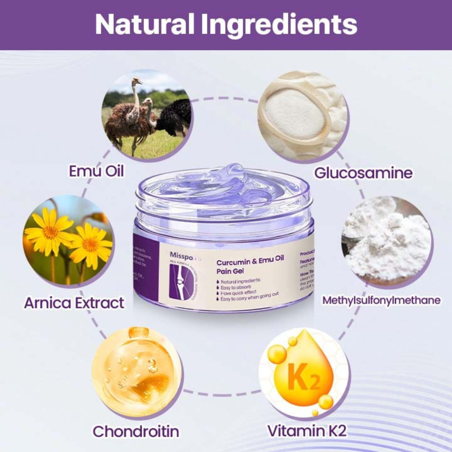 🔥hot sale 50% off🔥turmeric & emu oil arthritis soothing pain relief massage gel - american orthopaedics (aaos) approved🔥 buy 1 get 1 free! 🔥