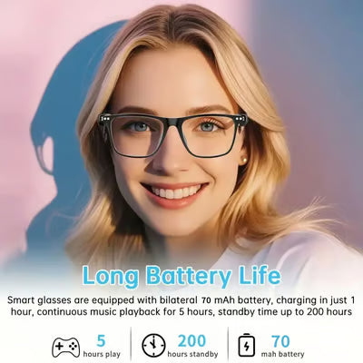 🔥Hot Sale🔥 AI Interpretation Smart Glasses🕶️Language Translation, Photochromic Lenses, AI Chat & Hands-Free Audio